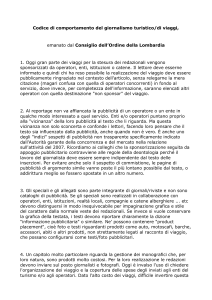 CODICE TURISMO x sito - Ordine dei Giornalisti della Lombardia