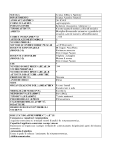 facoltà - UNIPA-Offerta Formativa