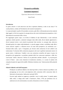 Report sperimentazione di Irene Ferrari (2011)