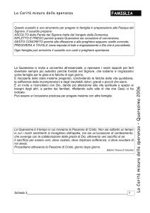 Questo sussidio è un`occasione per pregare in famiglia in