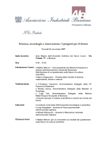Venerdì 16 novembre 2007 - Associazione Industriale Bresciana