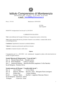 Classe.1 - Istituto Comprensivo di Monterenzio