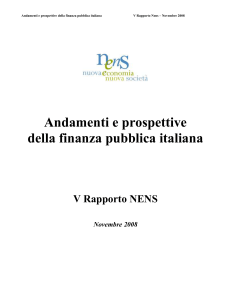 Andamenti e prospettive della finanza pubblica italiana - V