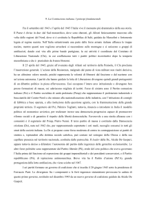 La Costituzione italiana: i principi fondamentali