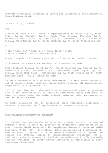 Contratto Collettivo Nazionale di Lavoro per il personale non