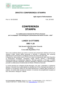 (126) - Conferenza stampa screening colon-retto (doc