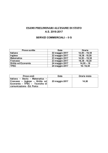 CALENDARIO ESAMI PRIVATISTI