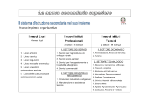 schema riforma superiore