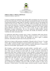 OMELIA PER LA MESSA CRISMALE 2015