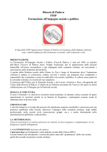 Diocesi di Padova - Ufficio Nazionale per i problemi sociali e il lavoro