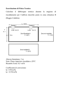 In questa sede si trascuri il calcolo delle perdite dovute al sistema di