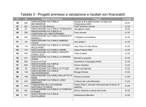 Tabella 3 - Provincia di Roma