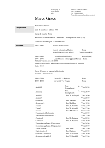 Curriculum vitae