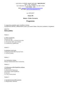 Diritto- Economia - Scuole Maestre Pie Rimini