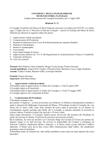 consiglio11 12-07-05 - UniFI - Università degli Studi di Firenze