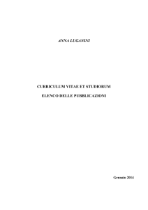 L`attività scientifica della Dott.ssa Luganini si è