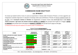 consiglio di facolt à - DiSU