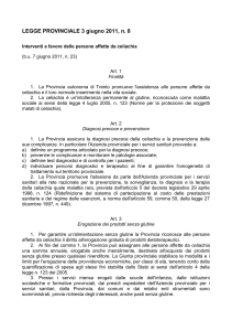 legge provinciale n - Consiglio della Provincia Autonoma di Trento