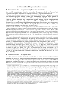 Sussidi-Etica-Economia - Chiesa Cattolica Italiana