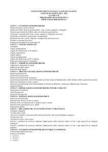 Programma Matematica 4^B - a.s.2013-2014