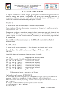 Liceo Scientifico Statale “Alessandro Volta Via Benedetto Marcello