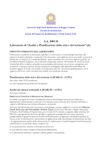 Università degli Studi Mediterranea di Reggio Calabria Facoltà di