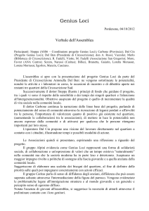 verbale 04 ottobre 2012 - Associazione Sportiva Dilettantistica