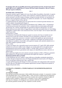 Giornalismo e democrazia pubblica il testo dell`ipotesi di accordo tra