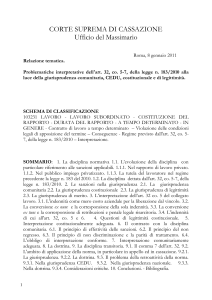 1 - TOSCANA LAVORO GIURISPRUDENZA