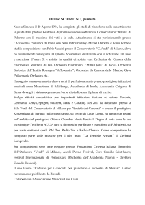 Orazio SCIORTINO, pianista - Associazione Musicale "Dino Ciani"