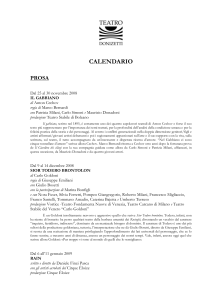 calendario - Comune di Bergamo