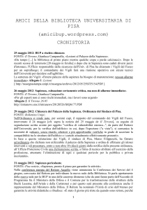 AMICI DELLA BIBLIOTECA UNIVERSITARIA DI PISA (amicibup