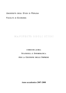 Associazione SIGI - Dipartimento di Economia, Finanza e Statistica