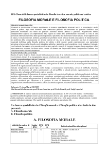 a. filosofia morale - Scuola di Studi Umanistici e della Formazione