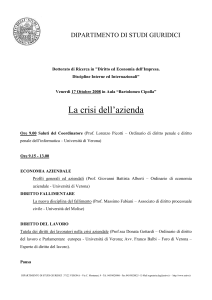 Verona, 16 marzo 2000 - Studio Legale Picotti