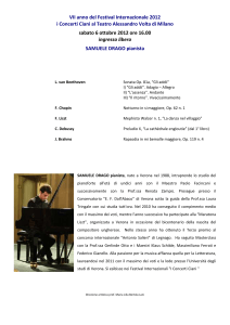 programma - Associazione Musicale "Dino Ciani"
