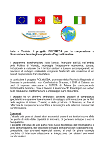 Italia – Tunisia: il progetto POLYMEDA per la cooperazione e l