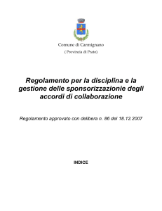 Art. 3 – Accordi di collaborazione