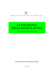 bozza Libro Verde - Il diario del lavoro