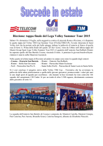 Riccione: tappa finale del Lega Volley Summer Tour 2015 Sabato