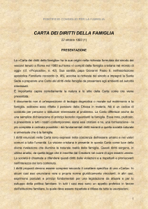 Carta dei diritti della famiglia