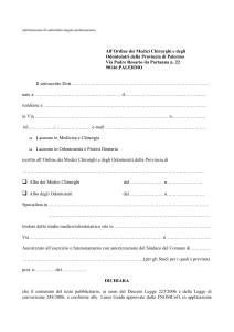 Apri il documento in PDF - Ordine dei medici di Palermo
