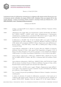 Decreto n. 118 del 22/05/2014 Conferimento incarico di collabor