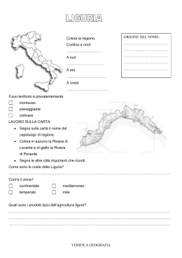 Carta d`identità della regione