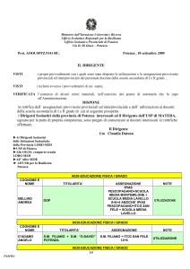 Rettifiche Ass. provvisorie e Utilizenti I-II grado