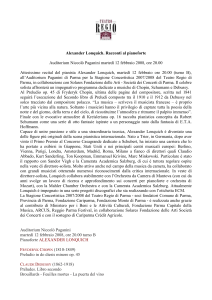 Concerto 12.2.08 - Fondazione Monte di Parma