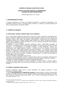 2.3 Ipotesi di lavoro - storieinrete.org » Insegnamento e Ricerca