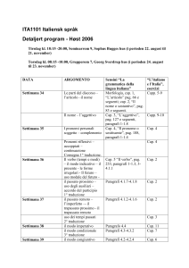 ITA1101 Italiensk språk