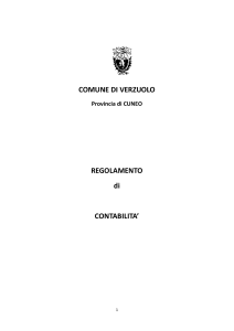 regolamento - Comune di VERZUOLO