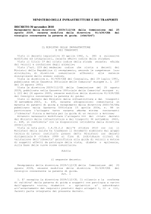 Decreto patenti 30 novembre 2010